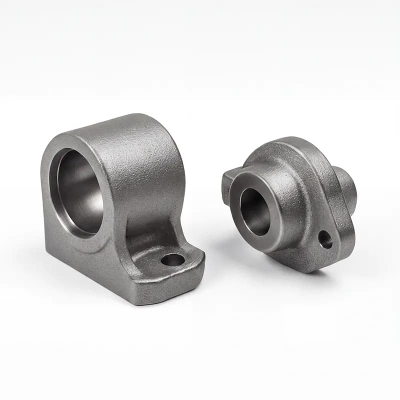 Hydraulic damper end-cap castings / housings