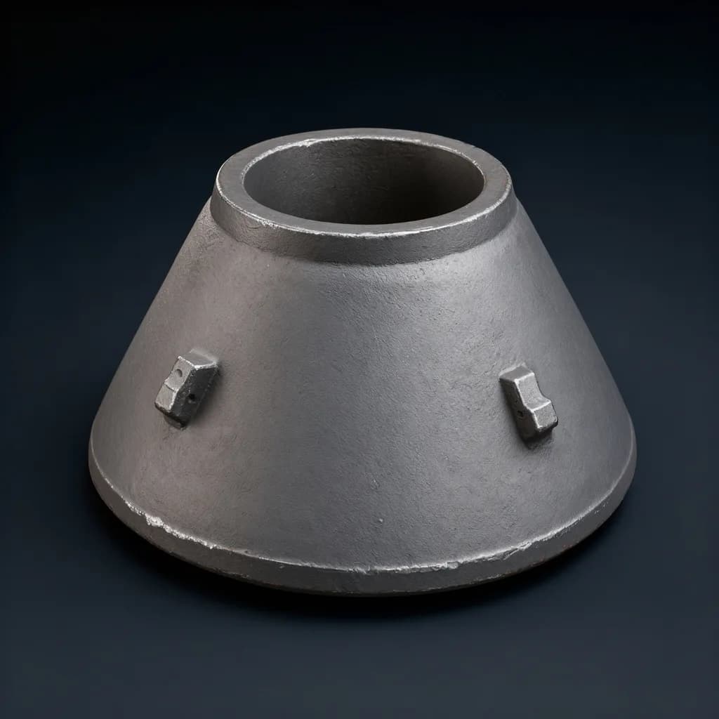 Cone / mantle liner (inner crushing surface – rotating cone) hero