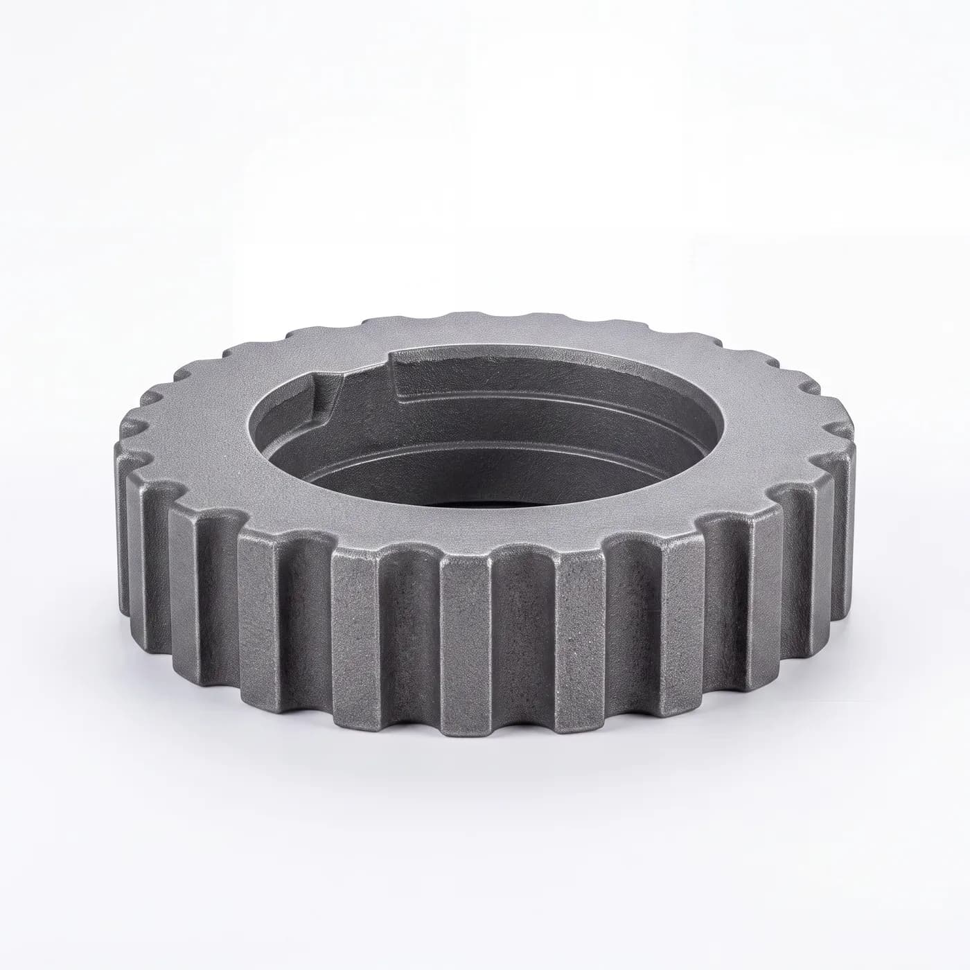 Clinker roll crusher ring