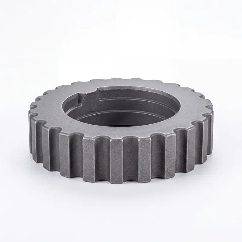 Clinker roll crusher ring