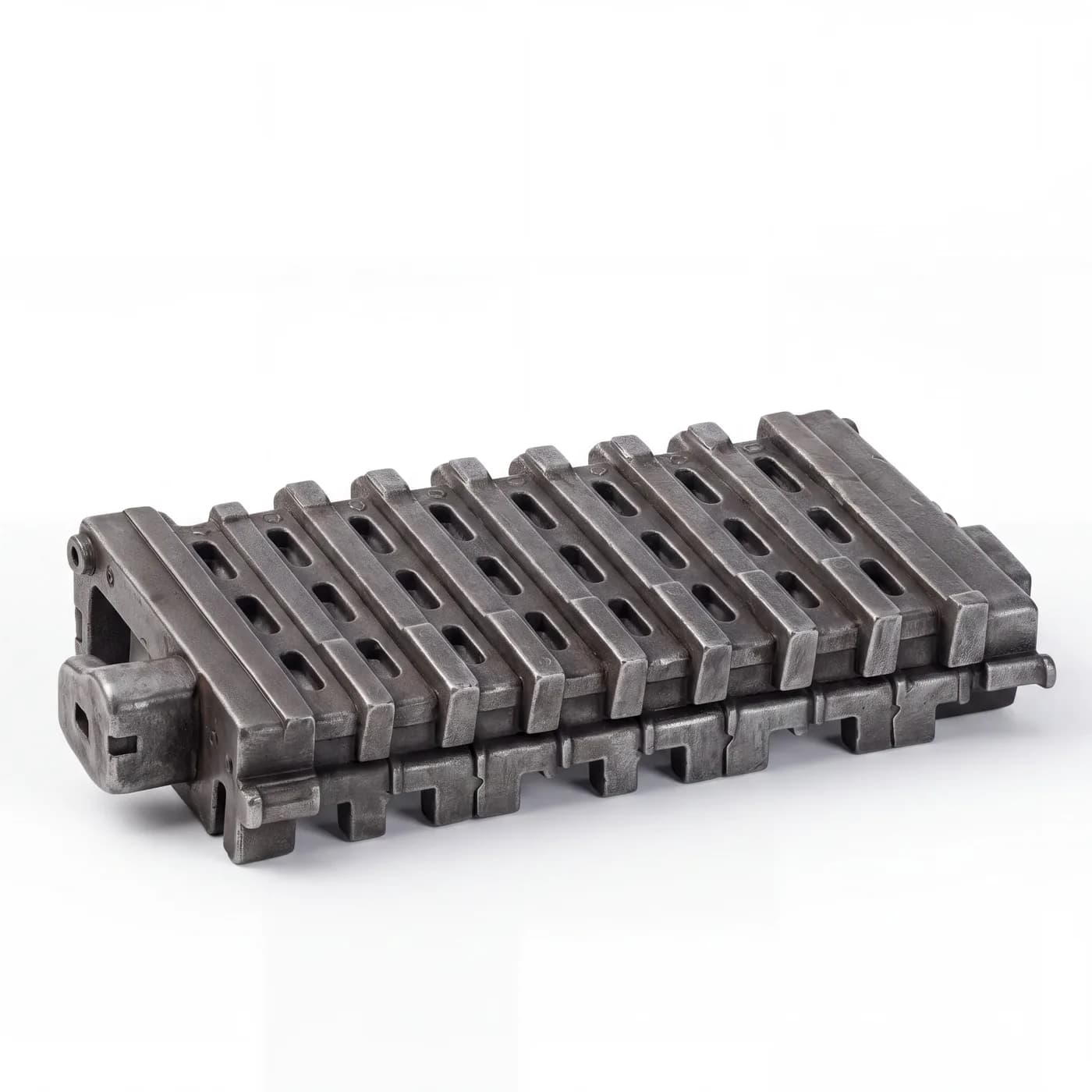 Clinker cooler grate plate (moving grate cooler)