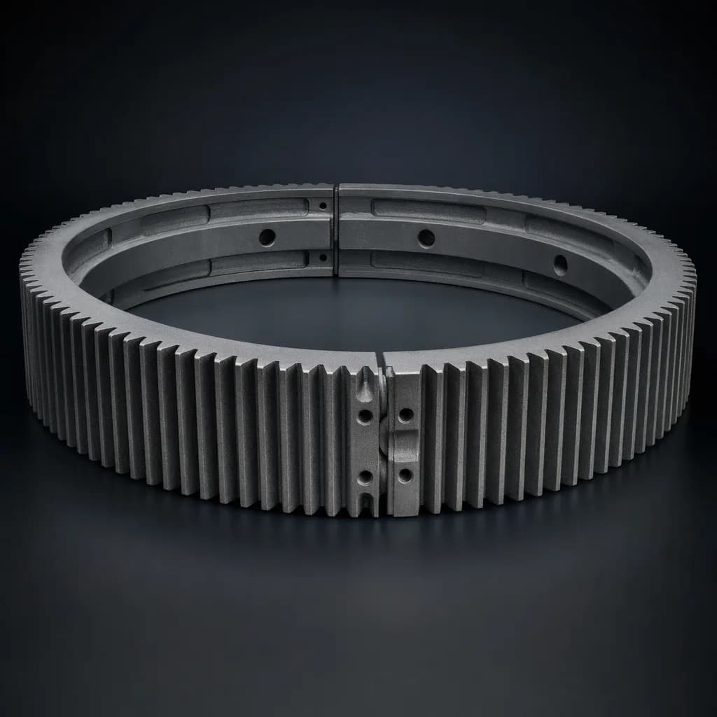 Kiln girth gear (large open gear – ring gear) hero